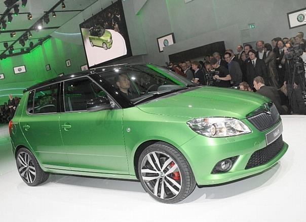 Seinen ersten großen Auftritt hatte Skodas Fabia RS in Genf. Foto: unitedpictures/auto-reporter.net